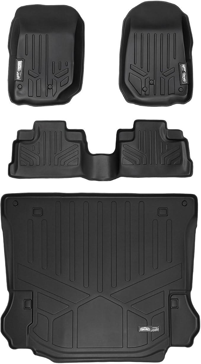 MAXLINER Floor Mats and Cargo Set for 2011-2013 Jeep Wrangler