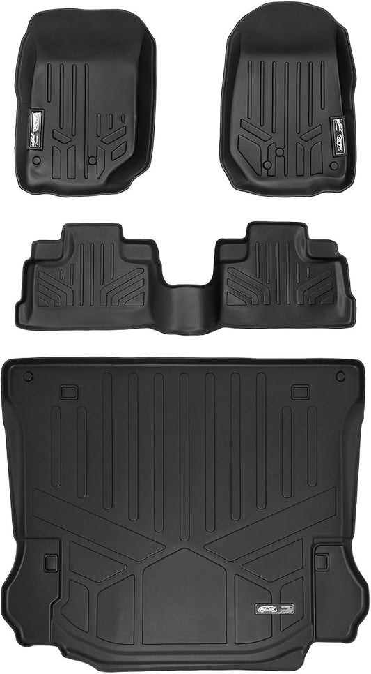 MAXLINER Floor Mats and Cargo Set for 2011-2013 Jeep Wrangler