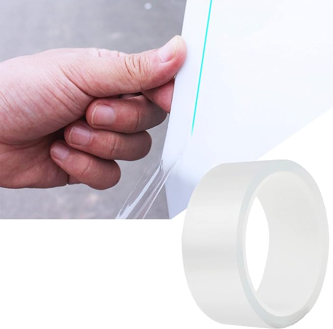 ToLanbbt Car Door Edge Guard Invisible Automotive Sill Guard Protectors Anti-Scratch Adhesive Tape Waterproof Strips for Car Edge Protection (33Ft x 1.18', Transparent)