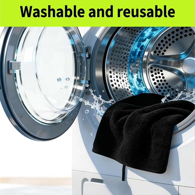 Leader Accessories Waterproof Towel Car Seat Cover, Front Bucket, Black | Universal Non-Slip, Fits Car Truck SUV, Machine Washable, For Dog & Kid, Pets, Yoga, Gym, Beach, Swimming, Outdoor Sports