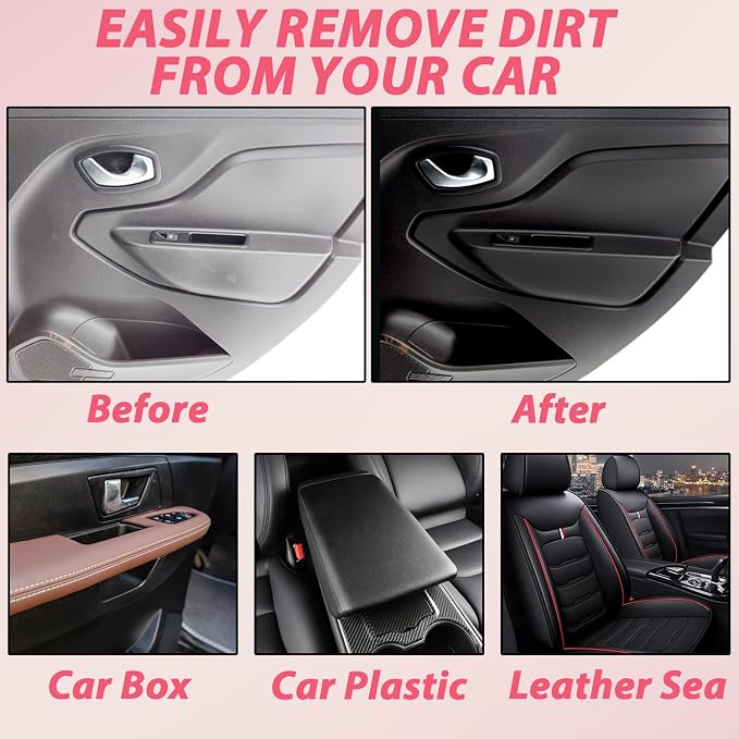 Car Interior Cleaner, Vehicle Interior Polish, 100ml Car InteriorCleaner, Interior Detailer Spray, Total Car Interior Cleaner Rejuvenation, Decontaminatio, Interior All Purpose Car Cleaner