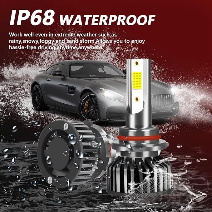 EMuna Fit For Chevrolet Chevy Tahoe 2001-2006 LED Headlight Bulbs 9005 9006 High Low Beam Headlight Bulbs + 880 LED Fog Light Bulbs Kit,6000K Cool White lights,6pcs led bulbs | 9005 9006 High Low Beam, 880 Fog Light Bulbs Kit, 6000K Cool White lights ,...