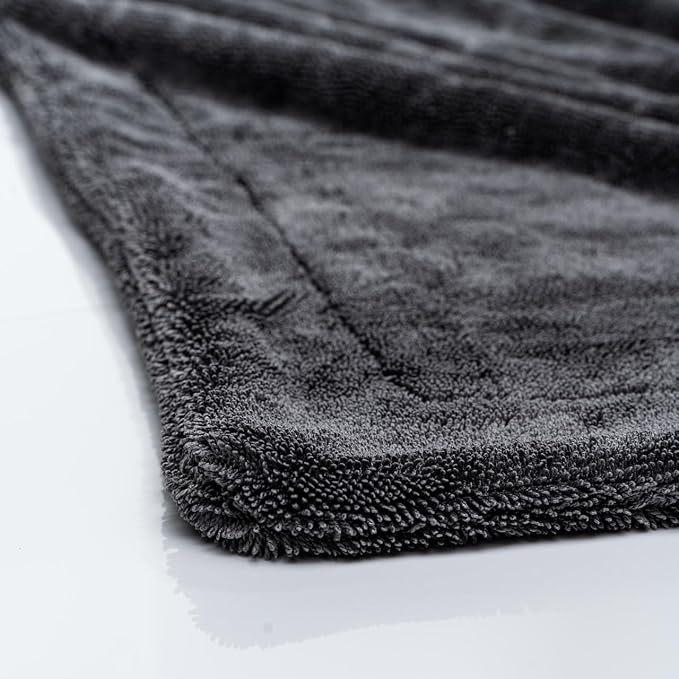 Drying Microfiber Towel Large 24x35 Inch 1400 GSM, Edgeless Scratch-Free, Twisted Loop, Super Absorbent, Professional Grade Material, Heavy-Duty, Soft Durable, Car Drying Towel,