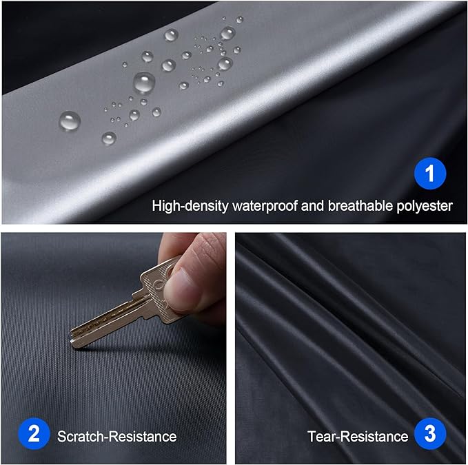 GUNHYI SUV Car Cover for Automobiles All Weather Waterproof, Universal Fit Kia Soul, Honda HRV/Element, Subaru CrossTrek, Hyundai Kona, Ford EcoSport, Jeep Renegade, Mazda CX-30 etc.