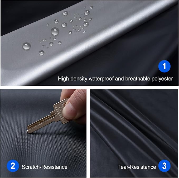 GUNHYI Car Cover for Automobiles All Weather Waterproof, Universal Fit Sedan Porsche 911, Toyota Corolla/Prius, Honda Civic, Subaru Impreza/WRX, Chevy Cruze, Nissan Sentra, Acura RDX etc.