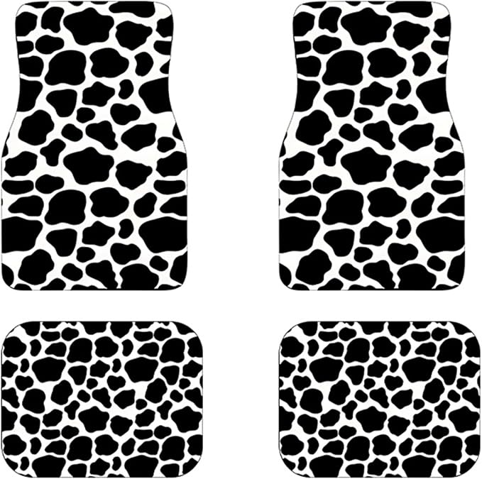 Car Floor Mats Non-Slip Automotive Floor Mats All-Weather Front Rear Car Floor Foot Mat Sets of 4 Pieces Foot Mats Rugs Carpet for Car Trucks SUV Sedans (NO.25)