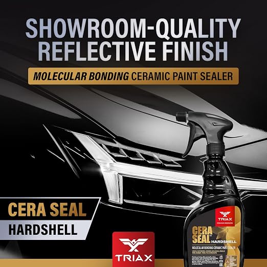 TRIAX Nano Ceramic Paint Sealer & Protector - Hardshell Cera Seal Nano and Protector - Deep Reflective Shine - 100% Hydrophobic - UV Shield - Scratch Resistant (1 Gallon)