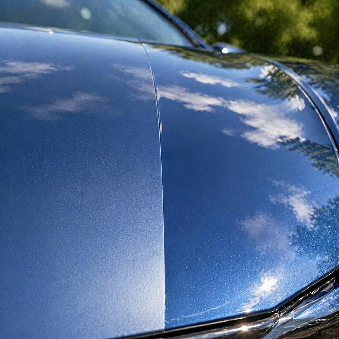 7.5 Mil TPU Clear PPF for Cars, 5X5ft，High Gloss Self-Healing Anti-Yellowing Automotive Wrap, Easy Install Roll for DIY