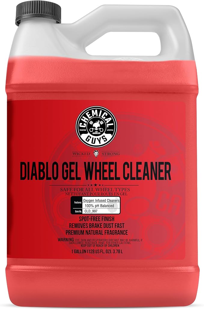 Chemical Guys, Diablo Gel Foaming Wheel & Rim Cleaner, All Rims, 1 Gallon