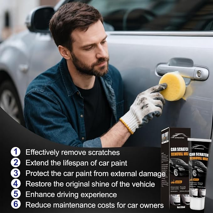 2026 New Upgraded Car Scratch Remover for Deep Scratches, Car Paint Scratch Remover for Vehicles, Car Scratch Repair Kit (1PCS)