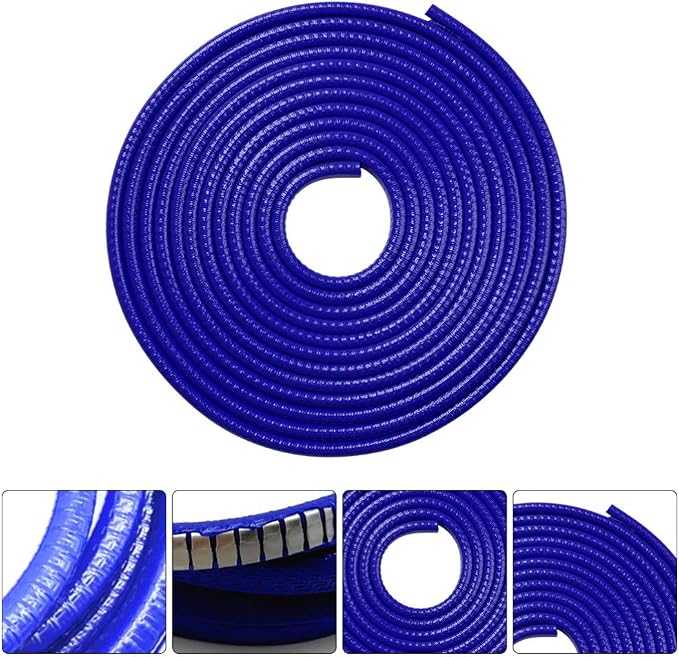 Garneck Car Door Edge Guards Rubber U Shape Edge Trim Seal Strips Protector Car Door Edge Protection for Car Auto Vehicle 10M
