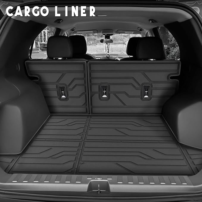 KARPAL Floor Mats for 2025 2026 2027 Chevy Equinox (Only Gas) & GMC Terrain, All-Weather TPE Custom Fit Floor Liners Chevrolet Car Accessories