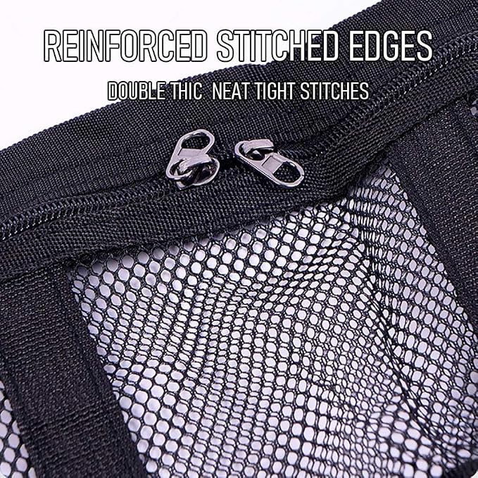 Car Ceiling Cargo Net Pocket for Chevrolet Silverado 1500 2019-2026,Double-Layer Mesh Car Roof Storage Organizer Travel Luggage Organizer Easy to Install