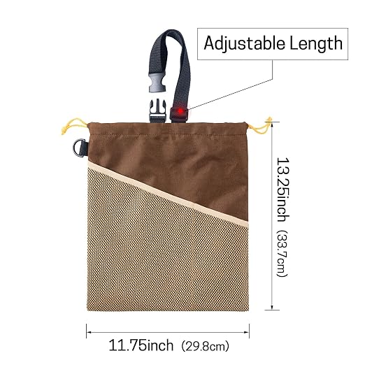 GNEGNI 2PCS Hanging Car Garbage Can - Waterproof Leakproof Trash Bag | Car Trash Can with Durable Leakproof Lining, Keeps Vehicle Clean and Neat