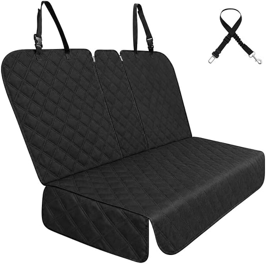 Dog Car Seat Protector, Back Seat Cover for Dogs, SUV & Car Seat Covers 54" | Fits compact SUVs, sedans; protects rear bench and car interior from pet hair, kid spills