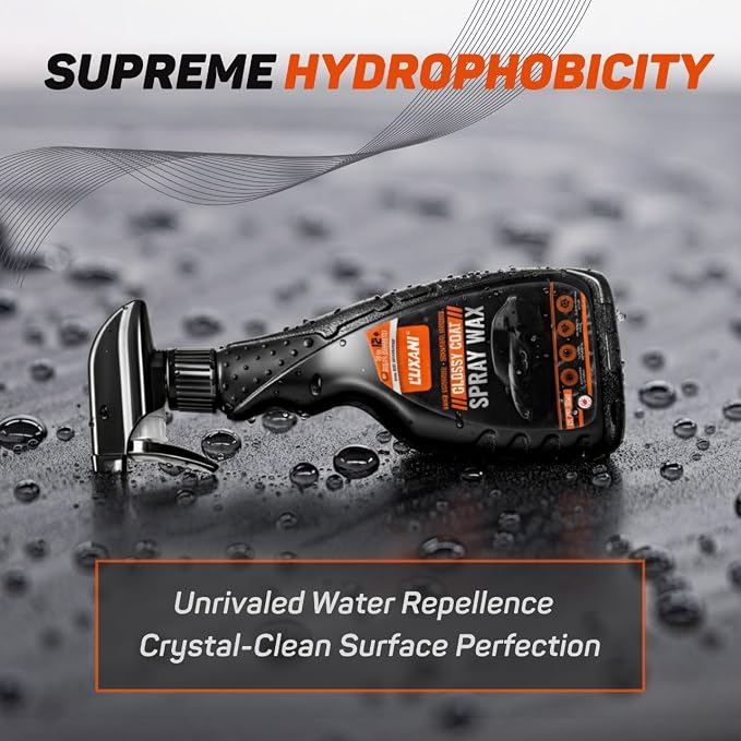 Ceramic Spray Coating for Cars - Advanced Graphene Technology | 17oz - Hydrophobic, high-gloss spray-on protection for car paint, Easy Application, Long-Lasting Protection, 50+ Wash Rating