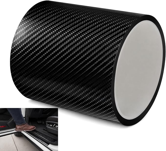 5D Carbon Fiber Car Door Sill Protector, Anti-Scratch Paint Protection Tape, Universal Wear-resistant Strip for Door Edge Guards