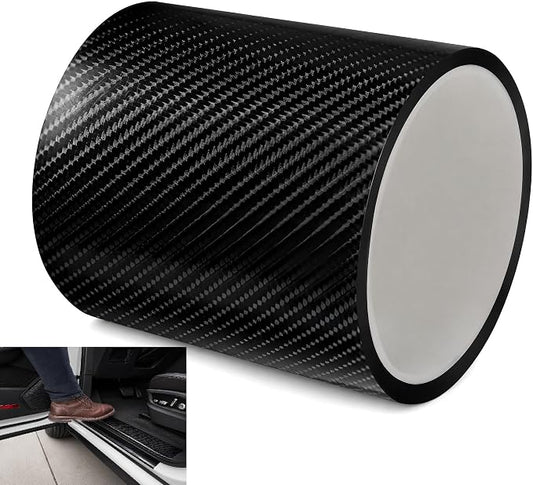 5D Carbon Fiber Car Door Sill Protector, Anti-Scratch Paint Protection Tape, Universal Wear-resistant Strip for Door Edge Guards