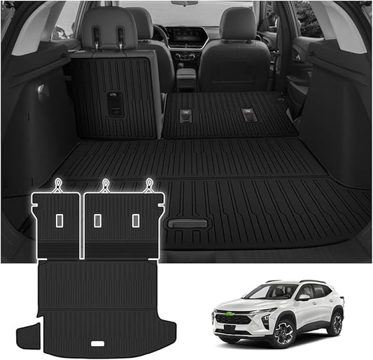 Cartist Cargo Liner for Chevy Trax/Buick Envista 2024 2025 2026, All Weather Cargo Mats for Trax Accessories, Heavy Duty TPE Trunk Mat with Backrest Mats, Car Accessories