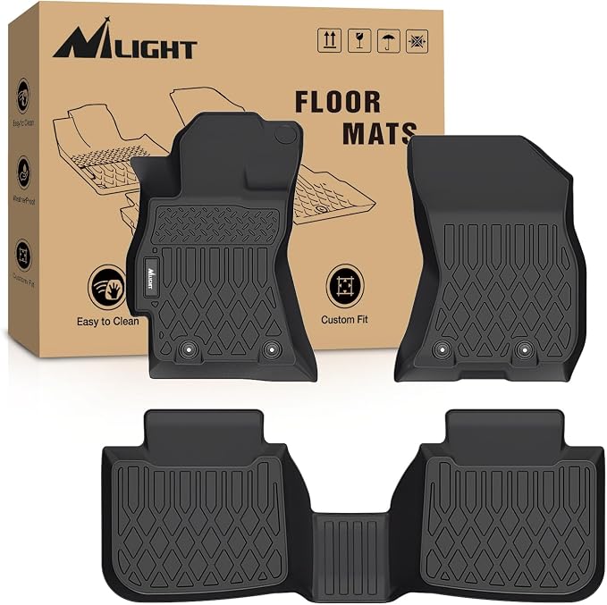 Nilight TPE Floor Mats for Subaru Outback Legacy 2015 2016 2017 2018 2019,All Weather Custom Fit Heavy Duty Floor Liners