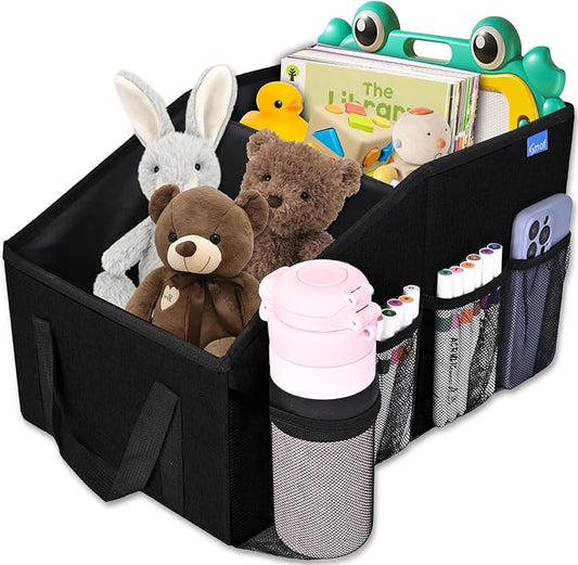 Smof Car Organizer- Car Seat Organizer for Front Seat Back Seat | High Road CarHop Front Seat Car Organizer with Car Cup Holder, Passenger Seat Tray