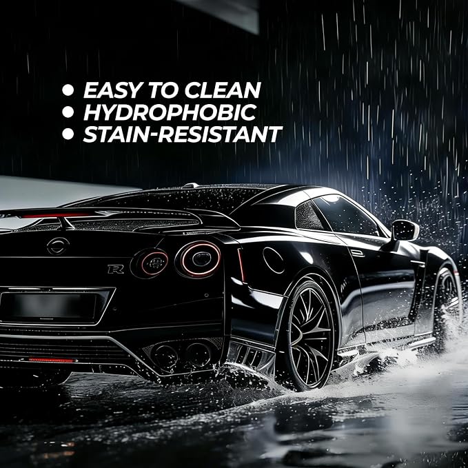 Rockrose Ultra Gloss TPU Black PPF Film for Car Paint Protection 24 in x 50FT Self-Healing, UV Protection, Scratch & Stain Resistant, Hydrophobic, Wet Installation, Strong Adhesive, 7.5 mil Thickness