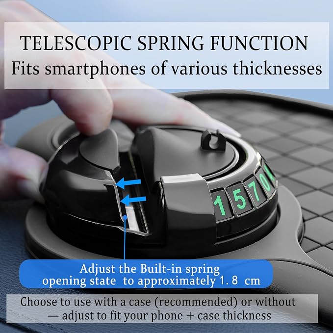 Multifunctional Anti Slip Mat for Car Dashboard Phone Holder Universal