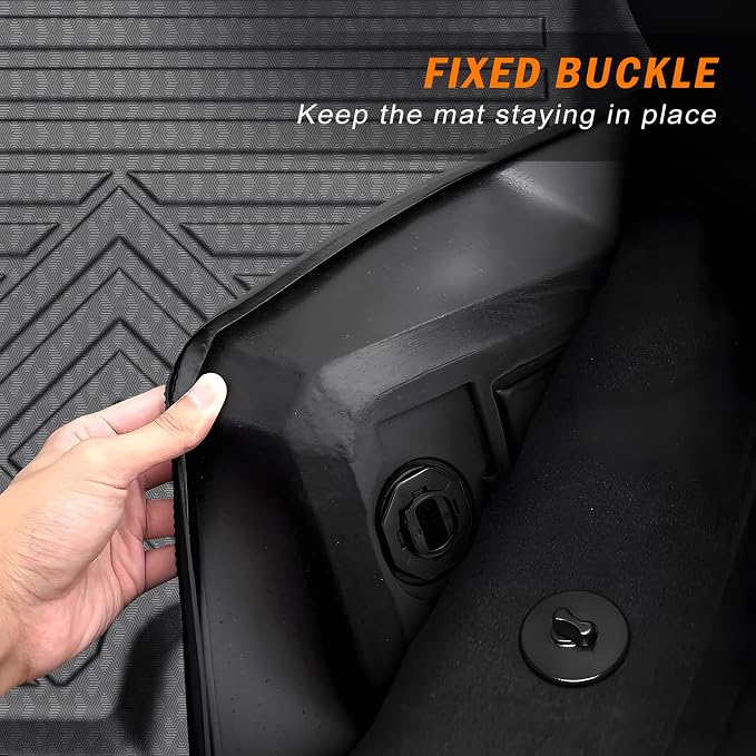 KUST Floor Mats for 2023-2026 Kia Sportage Accessories (Hybrid Only) | (Not for Gas or PHEV) Front Rear Car Mats, All Weather Protection, TPE Rubber, Raised Edge