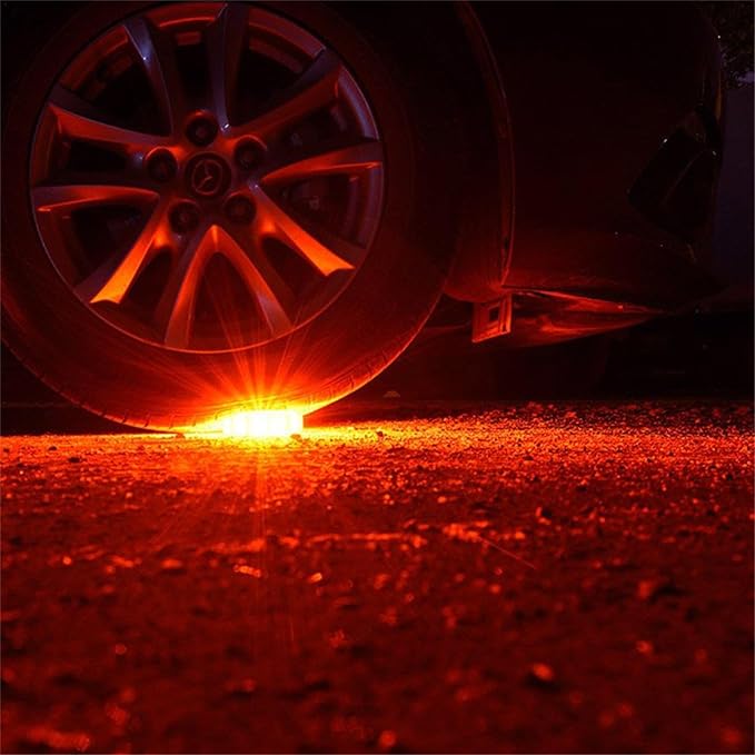 Shakven 12 Led Flasher Lamp Car Roadside Flares Emergencys Accessories Auto Lamp | Magnetic Emergencys Flashlight Car Warning Light Led Flasher Lamp,Led Flasher Lamp For Vechiles,Car Warning Light