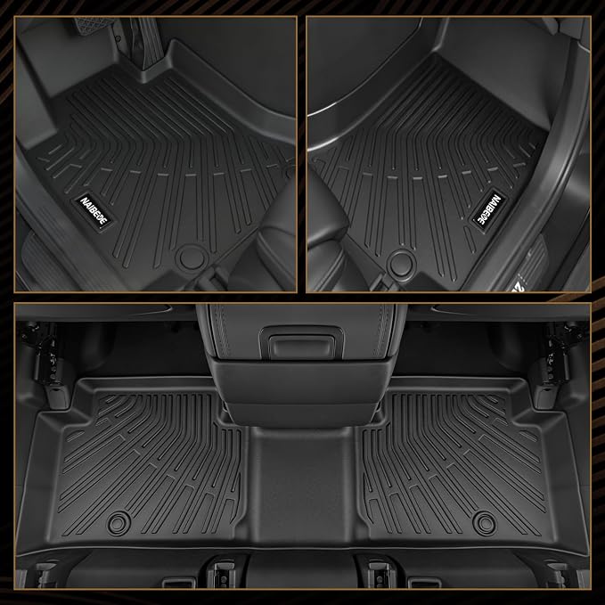 Naibeve Floor Mats for RX 2023-2026 Lexus RX | All Weather Floor Mats, Cargo Mat, Backrest Mats, RX350 / RX350h / RX500h, (NOT for RX450h+ PHEV） Protector accessories