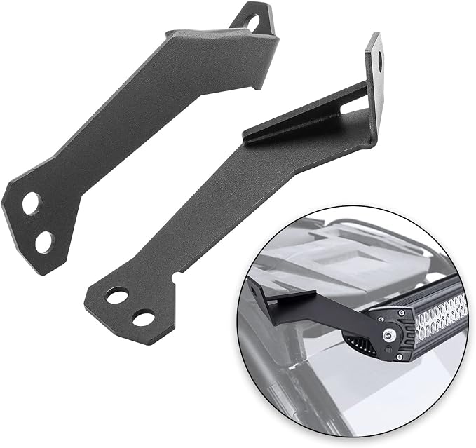 Dasen 32” Roll Bar Cage Roof Light Bar Bracket Fit Polaris RZR 900 1000 | For Straight/Curved Light