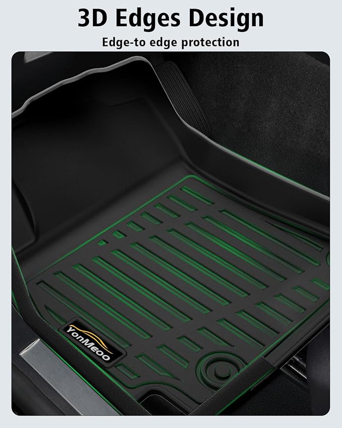 Floor Mats Custom for Kia K4 2025 2026 All Weather TPE Rubber Protection Front & Rear Row Anti-Slip Automotive Floor Liners for Kia K4 2025 Accessories | All Weather TPE Rubber Floor Liners Front & Rear Row Anti-Slip for K4 Accessories, Black