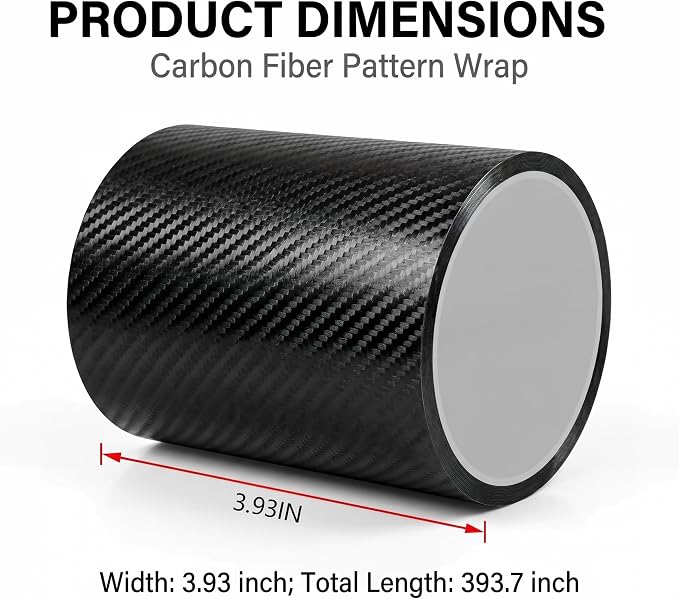 5D Carbon Fiber Car Door Sill Protector, Anti-Scratch Paint Protection Tape, Universal Wear-resistant Strip for Door Edge Guards