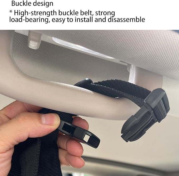 Car Ceiling Net Storage Bag Large Capacity Space Saving Roof Cargo Net | Car Trunk Storage Pocket Organizer Stretch Interior Travel Sundries Bag Elastic Mesh Overhead Ceiling Storage for Truck SUV