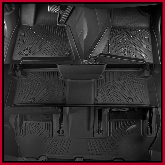 Naibeve Floor Mats for Kia Optima 2011-2015 - All Weather Custom Fit for Kia Optima Floor Mats Liners with Cargo Liner Accessories