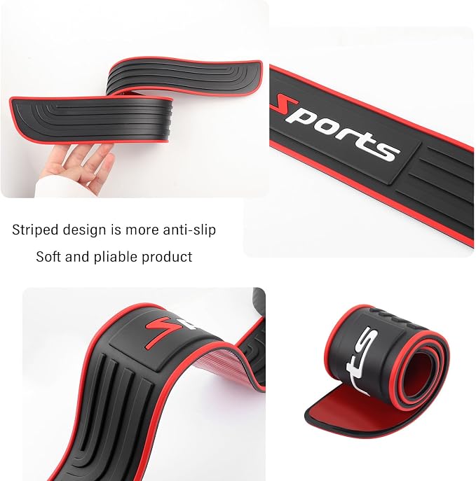 4PCS Car Door Sill Protector,Anti-Scratch & Waterproof Car Door Sills Scratch Protection,Universal Car Exterior Accessories Automotive Door Entry Guard for Car,Truck,SUV (Sport, Width 1.96'')