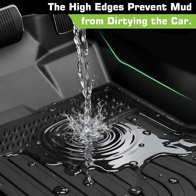 Floor Mats for Chevy Chevrolet Equinox 2025 2026 (Only Gas, Not for EV) & for GMC Terrain 2025 2026, Heavy Duty TPE Waterproof Non-Slip All Weather Protection Custom, Floor Mats & Cargo Liner