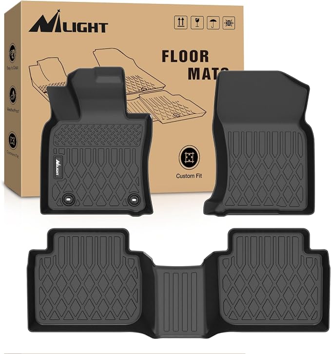 Nilight TPE Floor Mats for Toyota Camry AWD Only 2020 2021 2022 2023 2024, All Weather Custom Fit Heavy Duty Floor Liners