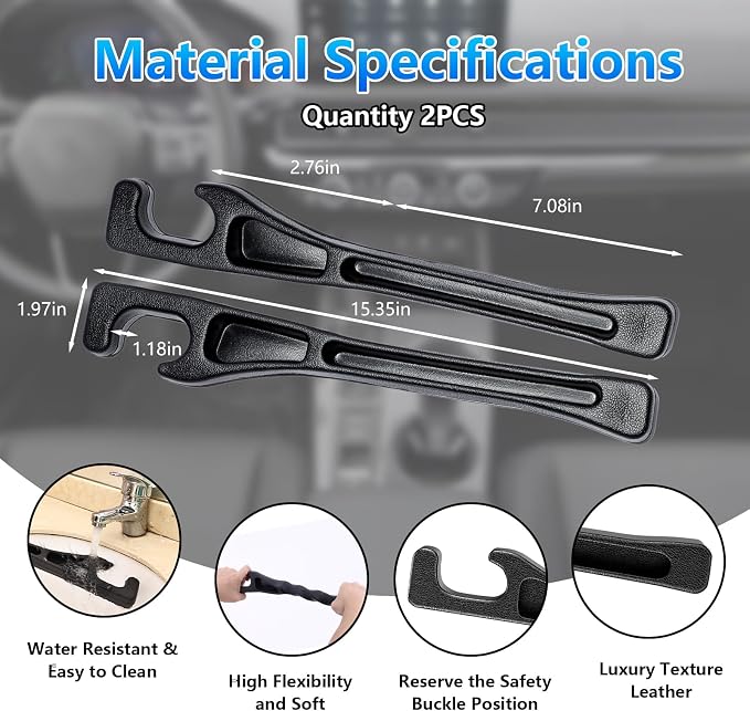 【Compatible with Mercedes-Benz GLE GLC】 Seat Gap Filler,No Drop Seat Guard Compatible with Mercedes-Benz GLE GLC,Drop Seat Guards for Cars(2Pcs),Emergency Keychain Car Escape Tool(2Pcs)