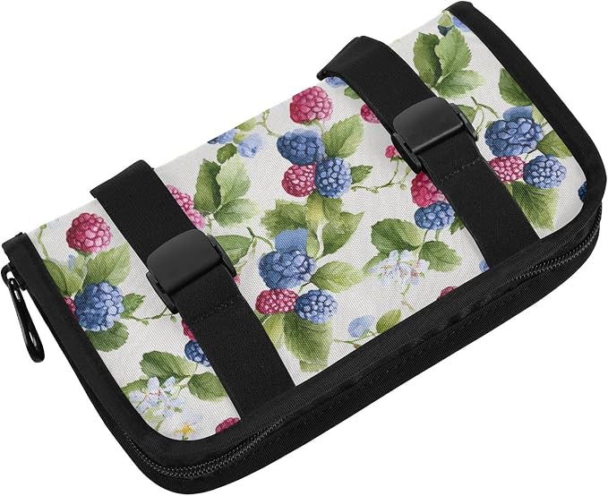 Mulberry Blueberry Raspberry White Car Tissue Holder Durable Napkin Holder Hanging Tissue Holders Case Car Tissues Bag for Sun Visor Seat Back Universal Auto