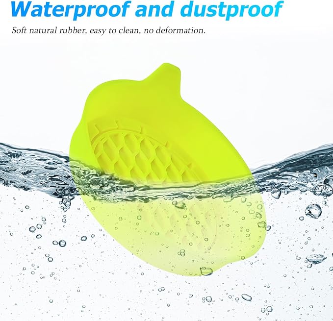 Zpana Bling Car Cup Holder Coaster, 2PCS Crystal Rhinestone Non Slip Waterproof Vehicle Insert Water Bottle Holder Pads, Shockproof Auto Interior Decorative Coasters (Fluorescent Yellow)