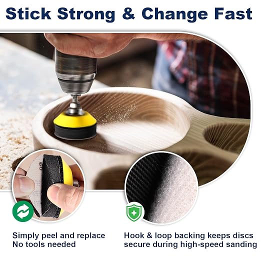 187 PCS 2 Inch Wet Dry Sanding Discs 60-10000 Grit Hook and Loop Sandpaper | Drill Sanding Attachment Polishing Kit Headlight Restoration Kit with Rotary Tools for Auto Metal Glass Resin Wood Jewelry