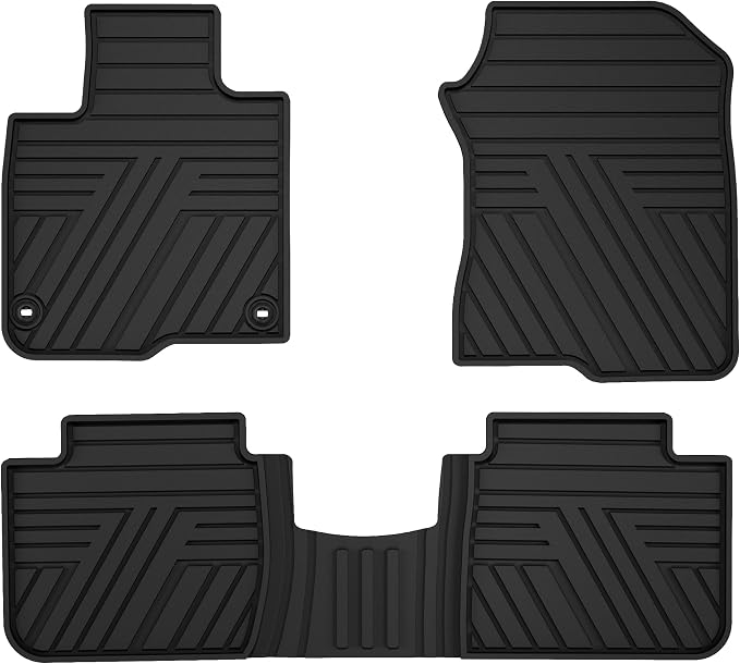 Floor Mats Fit for 2023-2027 Honda HRV Sport/LX/EX-L (Gasoline & Hybrid) & for Acura ADX 2025-2026, Custom Fit All Weather Protection Heavy Duty Anti-Slip Car Mats for HR-V, 1st & 2nd Row, Black