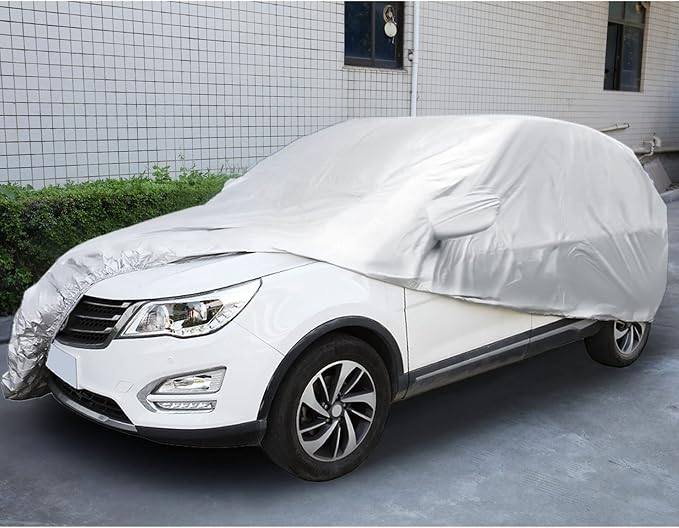 uxcell YL Non-Waterproof Hatchback Cover - Sun/Rain Protection for 5-Door Hatchbacks (4.9m X1.85m X1.8m)