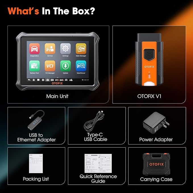 OTOFIX D1 Lite 2026 Bidirectional Scan Tool, Wireless Diagnostic Scanner | 2-Year Free Update, 38+ Services, FCA SGW, CANFD & DoIP, All System Diagnoses, ABS Bleeding, Auto VIN, for 99.99% of Cars