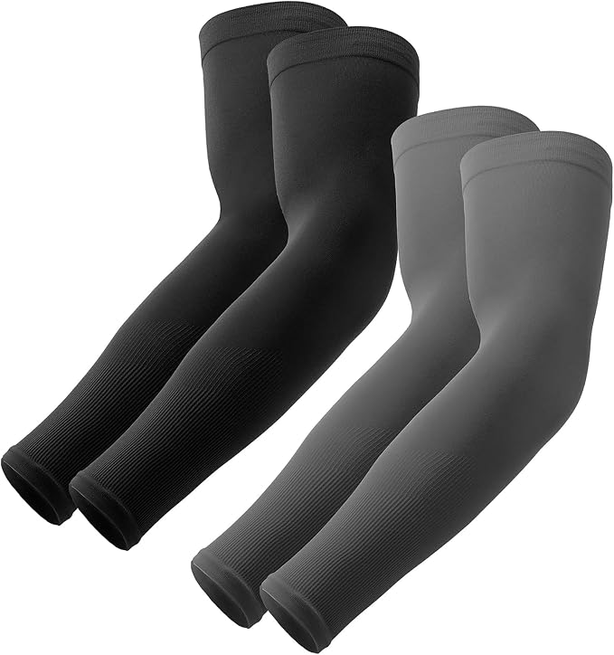 OutdoorEssentials UV Sun Sleeves for Men & Women, Cooling Arm Sleeves UPF 50+ | Golf, Tattoo Cover Up, Sun Protection