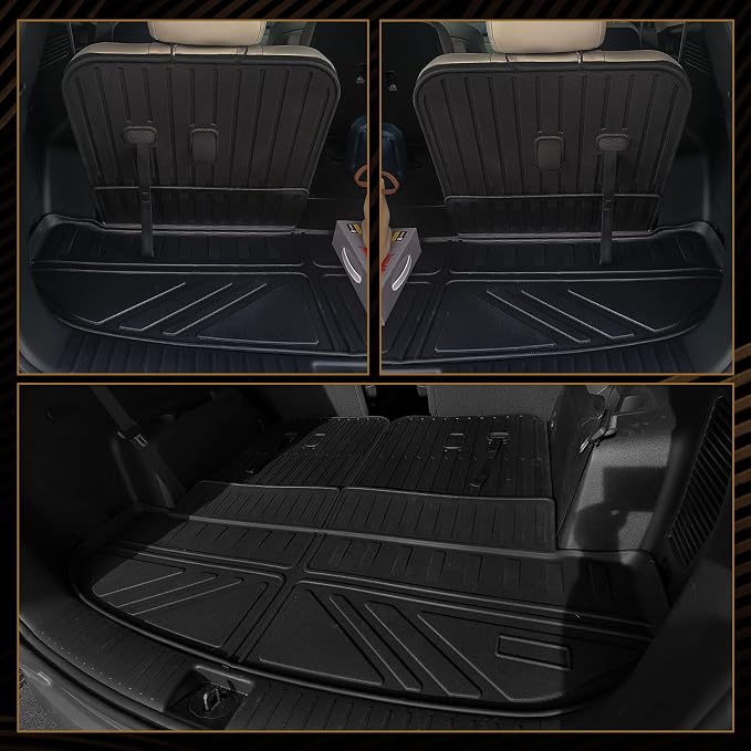 Naibeve Floor Mats for 2013-2018 Toyota RAV4(Not for Hybrid or Prime)-All Weather Custom for Toyota RAV4 Floor Mats & Cargo Mat & Backrest Mats Waterproof Interior Accessories
