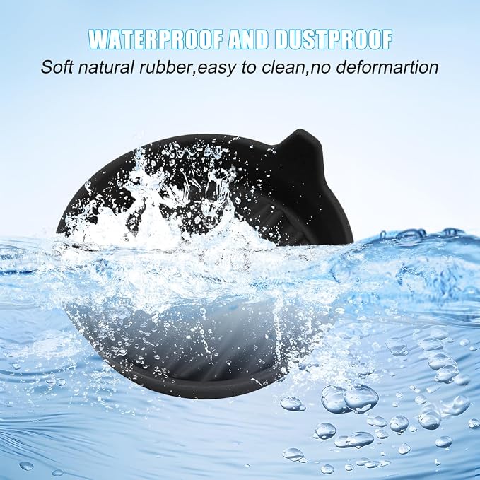 Bittwee Car Cup Holder Coaster, 4PCS Silicone Non-Slip Vehicle Cup Holder Insert Mat, Sift-Proof Spill Recessed Embedded in Bottle Protection Pad, Universal Automotive Interior Accessories (Black)