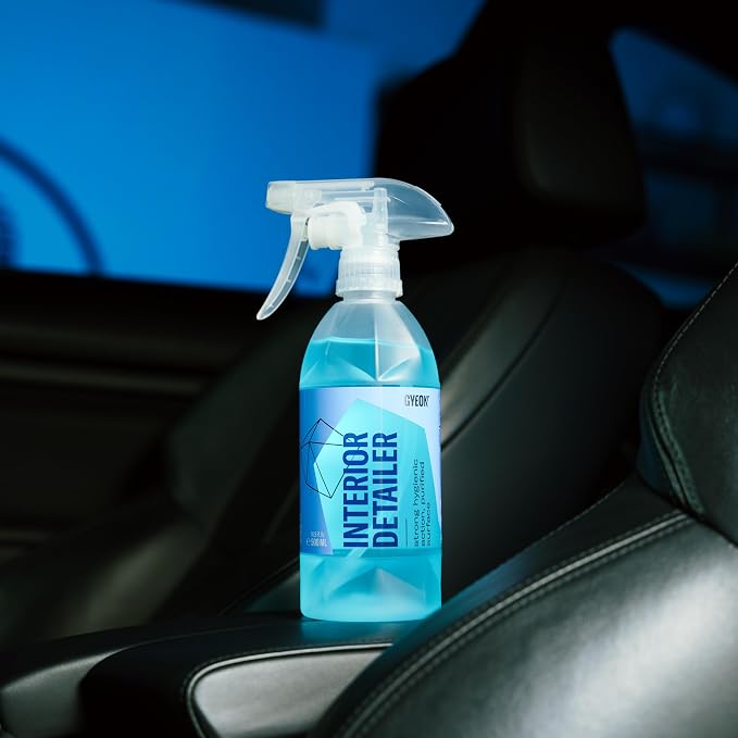 Gyeon Interior Detailer Streak Free Satin All-Surface Interior Cleaner | All-surface interior cleaner for leather, plastic, vinyl, fabric, and screens — matte finish with no shine or residue 500ml