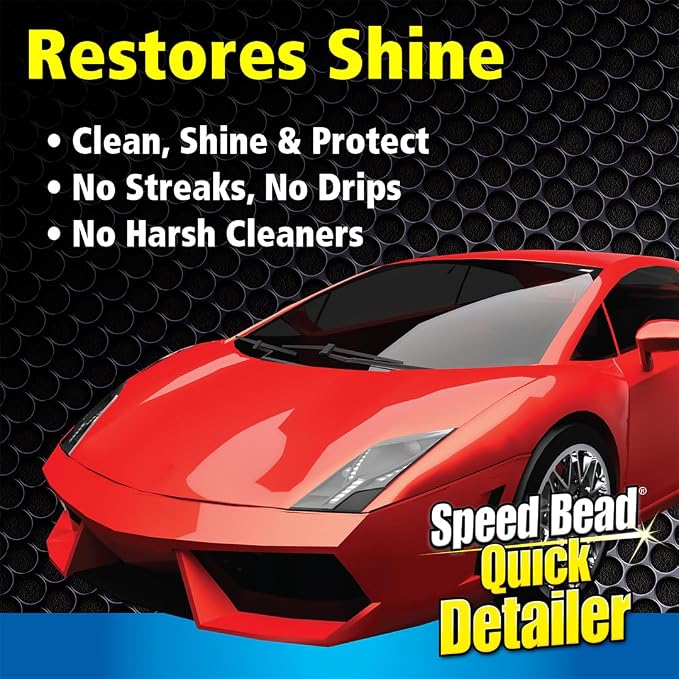Stoner Car Care 92354-4PK Speed Bead Quick Detailer Spray – Fast Detail Spray for Dust, Smudges and Light Contaminants – Enhances Gloss and Slickness With Carnauba Wax – 22 fl oz (Pack of 4)